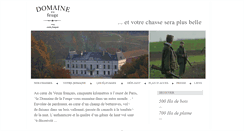 Desktop Screenshot of domainedelafeuge.fr